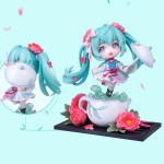 Vocaloid Chinese Official Miku Merch Flowers Rain Moisten Delicate Figurine